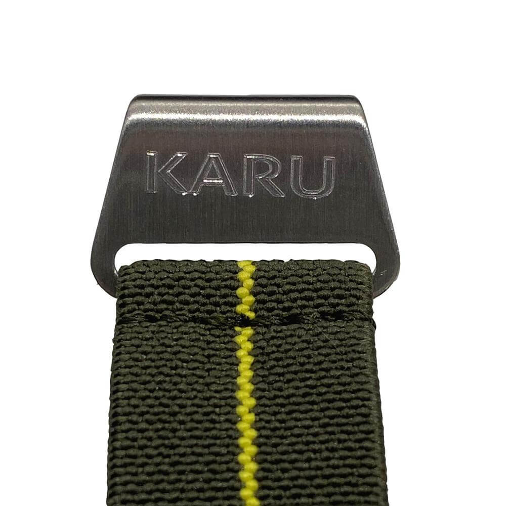 KARU venyvä musta-puna-vihreä Nato-ranneke