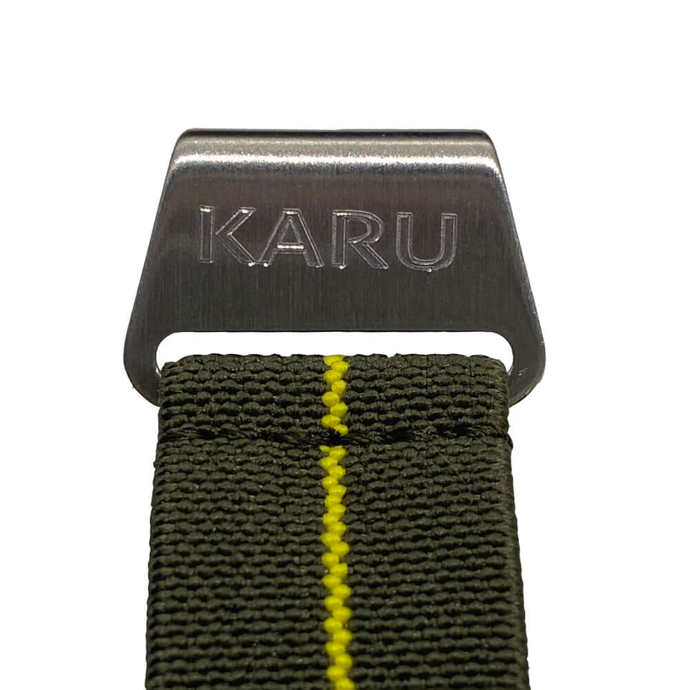 KARU venyvä sinipuna raidallinen Nato-ranneke