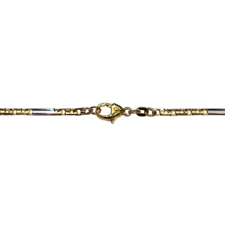 Kaksivärinen kultaketju 2.3mm