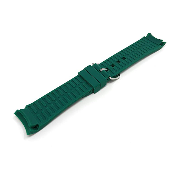 KARU kellon silikoniranneke vihreä curved