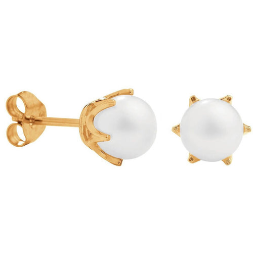 Kohinoor Kultaiset Helmikorvakorut 133-13-6