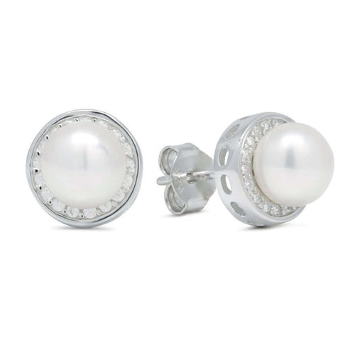 Korutuote Hopea Helmikorvakorut E-1377ZP