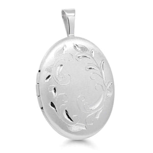 Korutuote Hopea Kuvioitu Medaljonki SPL-60015