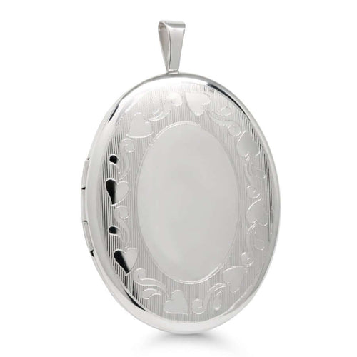 Korutuote Hopeinen Sydän Medaljonki SPL-50296