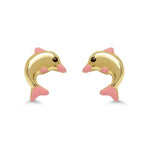 Kultakorvakorut delfiini 172441pink