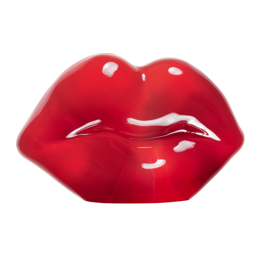 Kosta Boda Make Up Hot Lips Red