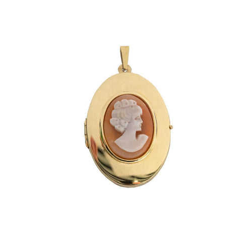 Kultainen Camee Medaljonki