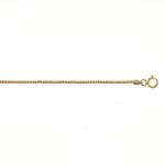 Kultainen Francoketju 1 mm - 50 cm - FRA040