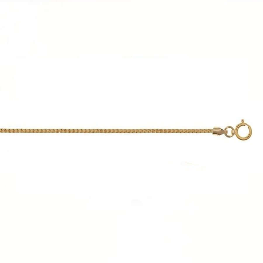 Kultainen Francoketju 1 mm - 50 cm - FRA040