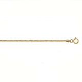 Kultainen Francoketju 1 mm - 50 cm - FRA040