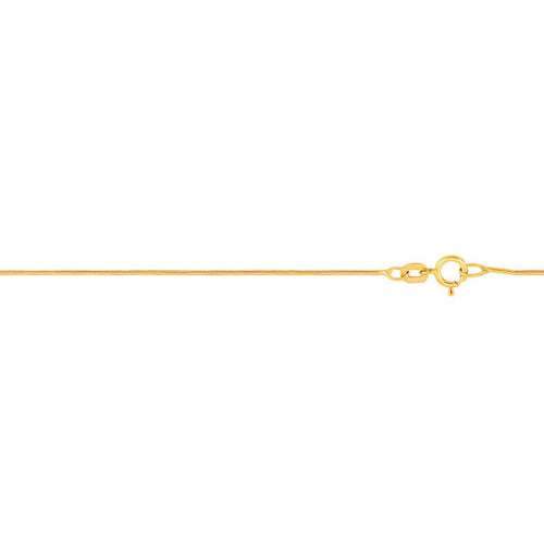 Kultainen käärmeketju 0.7mm