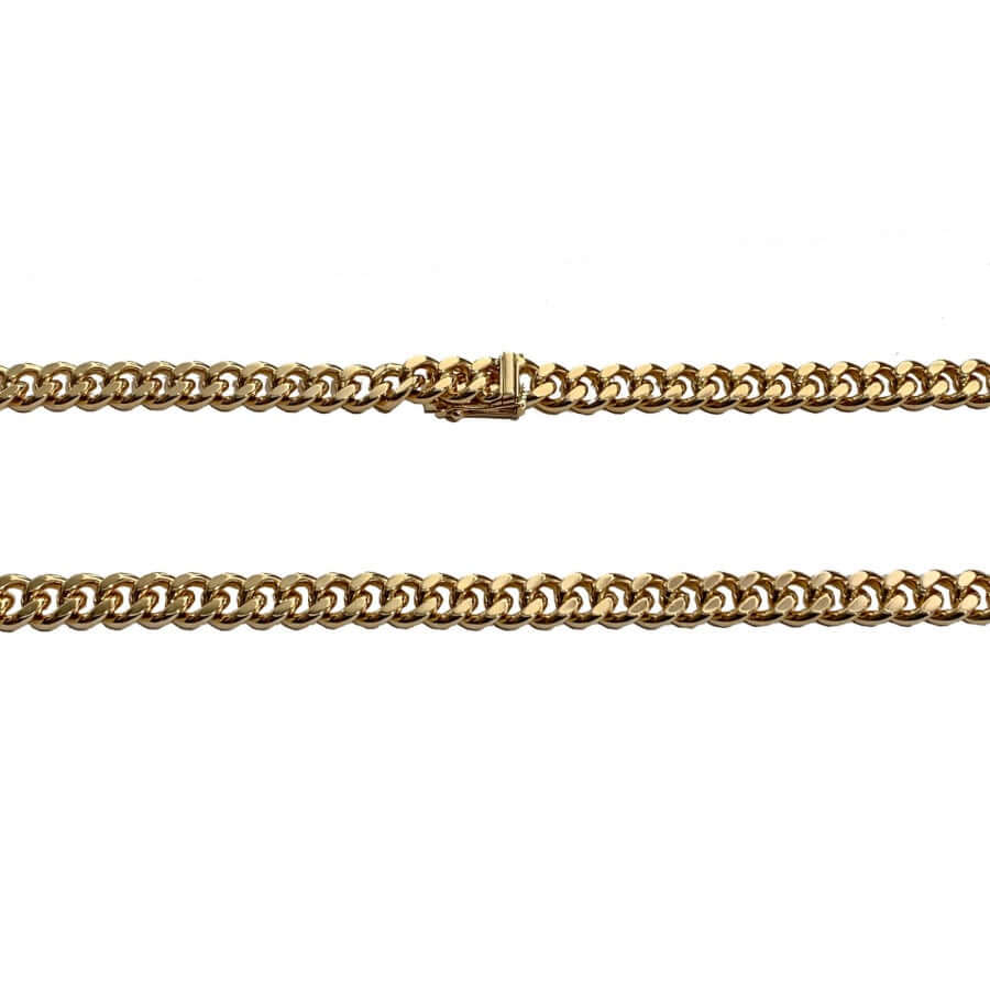 Kultainen panssariketju 8,2mm 50cm