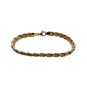 14 karaatin keltakultainen ranneketju 9g - 19 cm