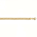 Kultainen panssariranneketju 4,2 mm / 19 cm