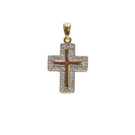 Kultainen Timanttiristi (0,10ct)