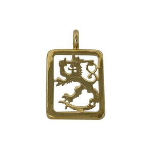 Kultainen Suomileijonariipus (25,5 mm)