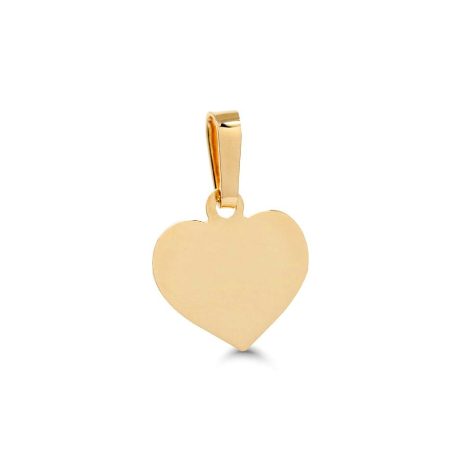 Kultainen laatta sydänriipus (10 mm) 3117018