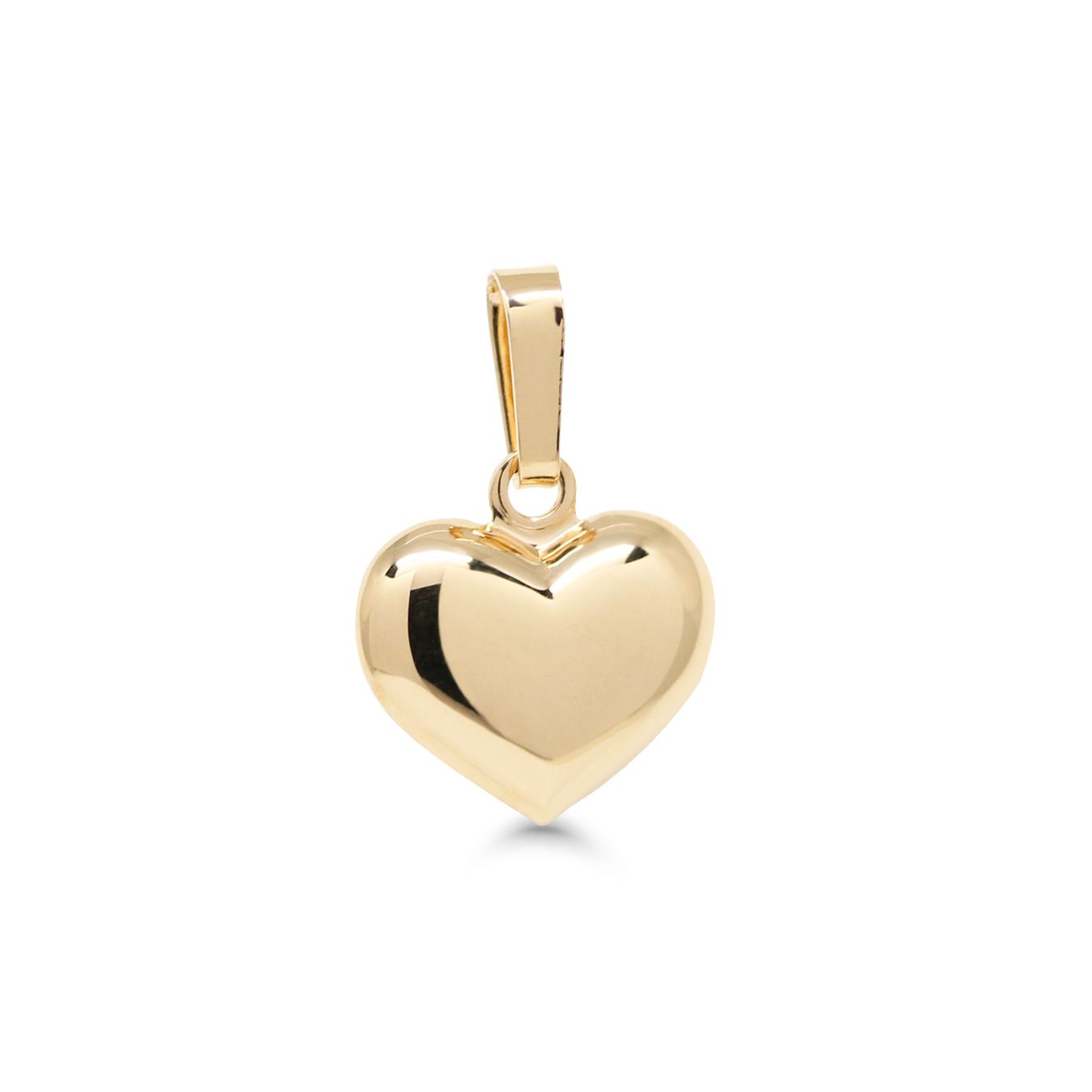 Kultainen sydänriipus (10 mm)