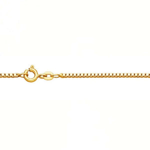 Kultainen venetsiakaulaketju 0,8 mm