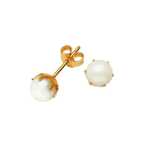 Kultaiset helmikorvakorut 1004valk