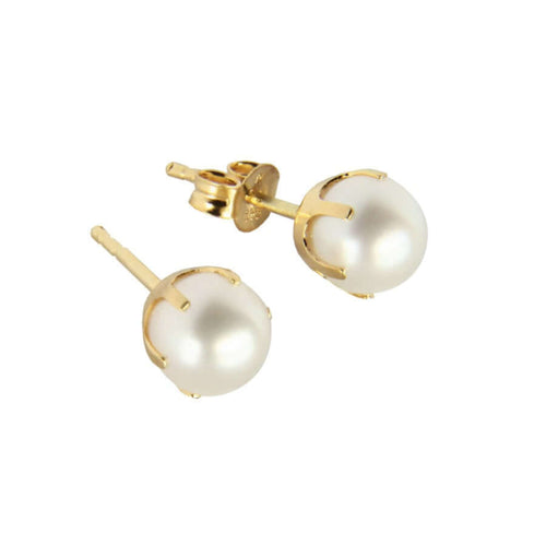 Kultaiset helmikorvakorut 1007valk