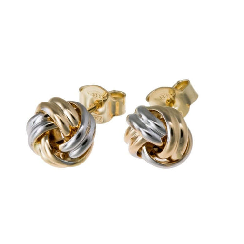 Kaksiväriset kultakorvakorut K1730