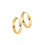 Kultaiset korvarenkaat 13 mm 134KK