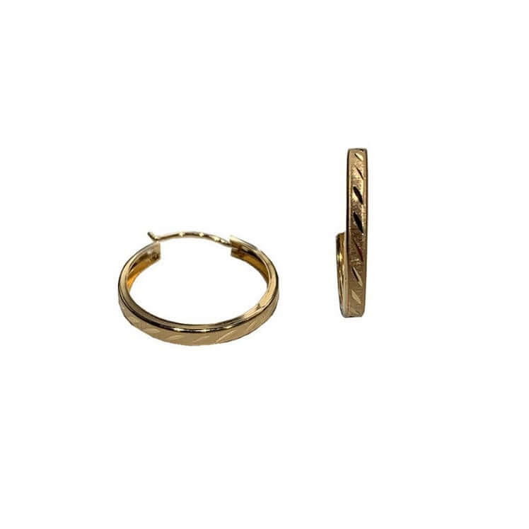 Kultaiset korvarenkaat 18.5 mm 2150FTL