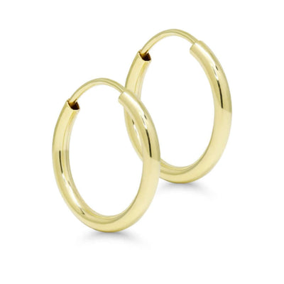 Kultaiset korvarenkaat kk-pr-2x15mm