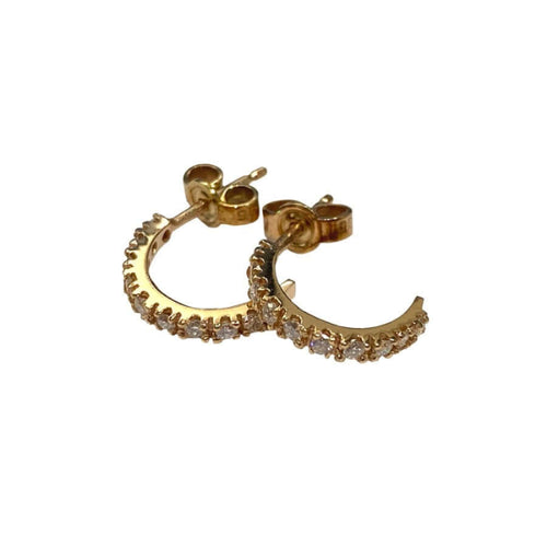 Kultaiset timanttikorvakorut 0.20 ct