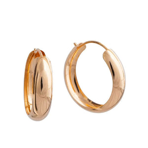 14k Kultaiset korvarenkaat 4-15PJ