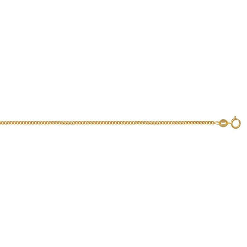 Kultainen panssarikaulaketju 1,2mm