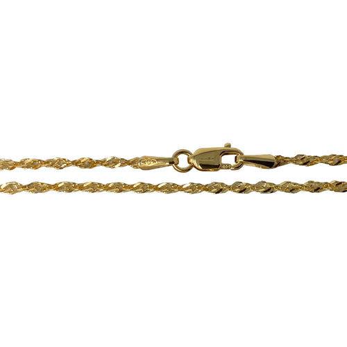 Kultainen kaulaketju (2,3 mm / 42 cm, 45 cm, 50 cm)