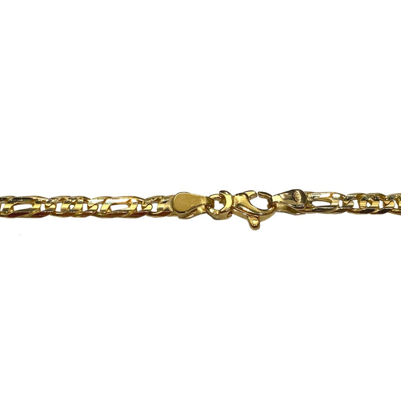 Kultainen kaulaketju (3,1 mm / 41,5 cm, 44,5 cm)