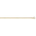 Kultainen panssariketju 1 mm - 50cm - GD040-50