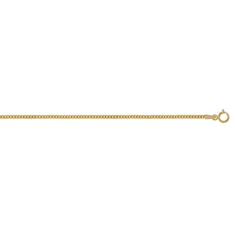 Kultainen panssariketju 1 mm - 50cm - GD040-50