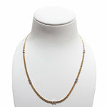 14k keltakultainen ketju Timanteilla 020ct - 39cm