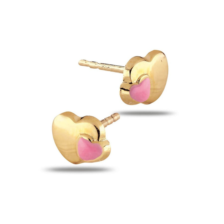 Kultaiset sydänkorvakorut
