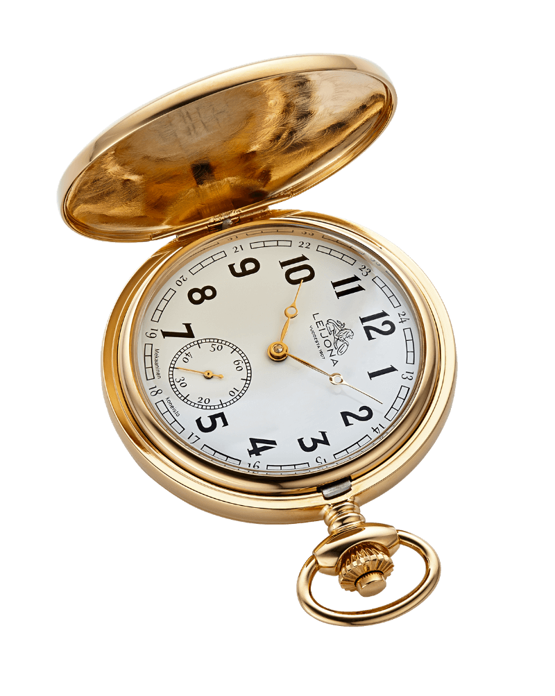 Leijona Pocket Watch taskukello kulta 5531-31