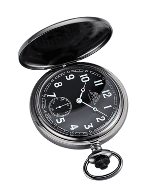 Leijona Pocket Watch taskukello Black edition 5533-41