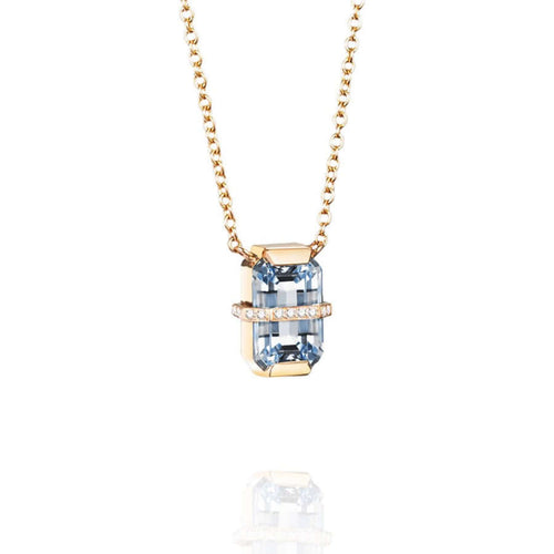 Efva Attling Little Bend Over Aquamarine Kaulakoru 10-101-01959
