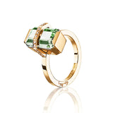 Efva Attling Bend Over Green Quartz Sormus 13-101-01962