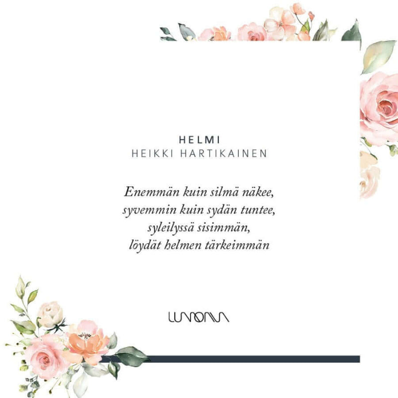 Lumoava Helmi korvakorut