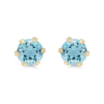 Kultaiset Nappikorvakorut 23-1010aqua