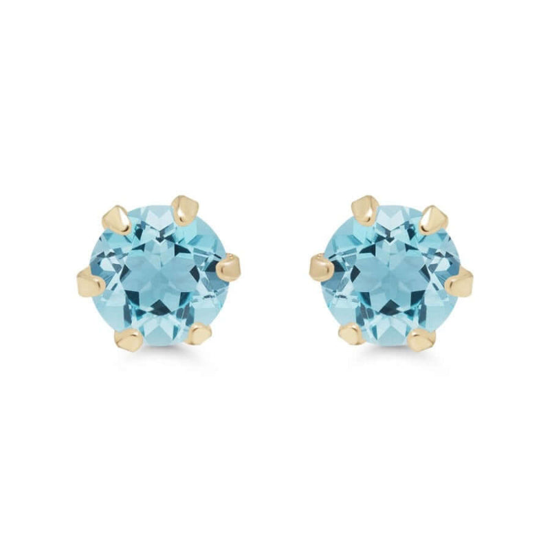 Kultaiset Nappikorvakorut 23-1010aqua