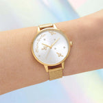 Olivia Burton Pearly Queen Gold Boucle Mesh OB16PQ06 kello