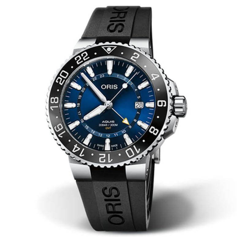 Oris Aquis GMT Date Kello 01 798 7754 4135-07 4 24 64EB