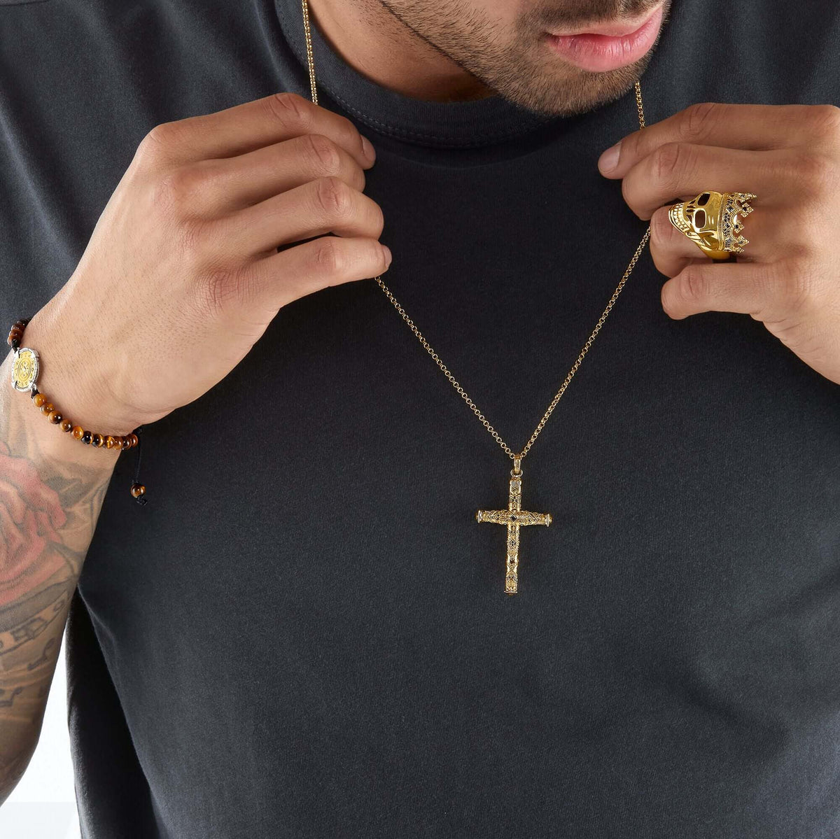 Thomas Sabo Cross riipus PE909-414-39