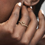 Pandora Wish Sparkling Heart sormus 169302c01