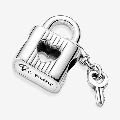 Pandora Padlock Heart Key Charm Hela 790095C01